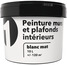 Peinture blanche murs et plafonds mat 10 L