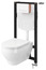 Pack wc suspendu sol/mur 
