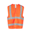 Gilet de sécurité haute visibilité orange taille L