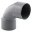 Coude PVC 87 ° F/F Ø 32 mm pour l'évacuation gravitaire des eaux usées et pluviales