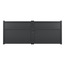 Portail aluminium battant gris anthracite 