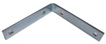 Équerre de renfort en acier zingué 100 mm