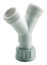Raccord de jonction Y pour l'alimentation en eau de deux machines, écrou femelle/mâle Ø 20-27 mm