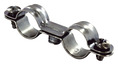 Collier de fixation double pour tube cuivre Ø 10 mm