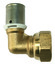 Coude PER à écrou tournant F 20/27 à sertir pour tube multicouche Ø 20 mm