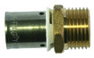 Raccord PER droit mâle à sertir Ø 16 mm 15x21 mm