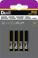 Lot de 4 piles alcalines AAA/LR03 avec une puissance de 1,5 V - Diall
