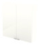 Armoire de salle de bains blanc Imandra L.60 x H.60 x P.15 cm