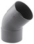 Coude PVC pour l'évacuation gravitaire des eaux usées et pluviales - 45 ° F/F Ø 100 mm