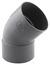 Coude PVC pour l'évacuation gravitaire des eaux usées et pluviales - 45 ° F/F Ø 80 mm
