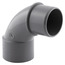 Coude PVC 87 ° M/F Ø 32 mm pour l'évacuation gravitaire des eaux usées et pluviales