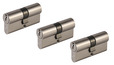 Lot de 3 cylindres 30 x 30 mm