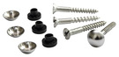 Set 4 fixations pour miroir 8 x 32 mm 