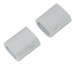 Lot de 2 manchons en aluminium 4 mm