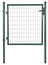 Portillon grillagé acier vert L. 1 x H. 1 m