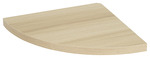 Tablette décorative d'angle Ép. 18 mm angle L. 25 cm - Form