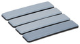 Lot de 4 patins auto-adhésifs marron 24 x 100 mm - Diall
