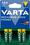 Lot de 4 piles rechargeables AAA/HR3 800 mAh 1,20V R2U - Varta