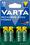 Lot de 4 piles rechargeables AA/HR6 2100 mAh 1,20 V R2U - Varta