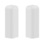 Lot de 2 embouts de finition blanc gauche et droit pour plinthe - 20 x 70 mm - GGK