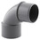 Coude PVC pour évacuation - 87 ° M/F Ø 40 mm - Fitt