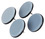 Lot de 4 patins à clouer Ø 25 mm - Diall